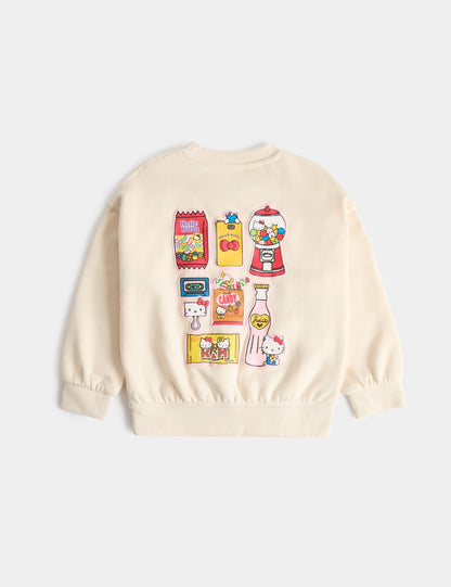 Pamuk Karışımlı Hello Kitty™ Sweatshirt (2-8 Yaş)
