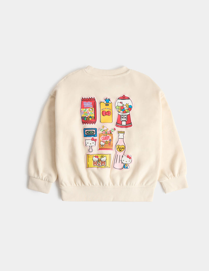 Pamuk Karışımlı Hello Kitty™ Sweatshirt (2-8 Yaş)