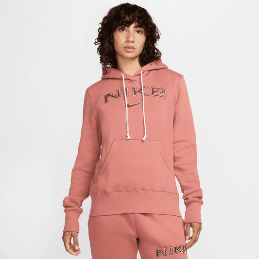 Nike Sportswear Phoenix Fleece Kadın Kırmızı Hoodie