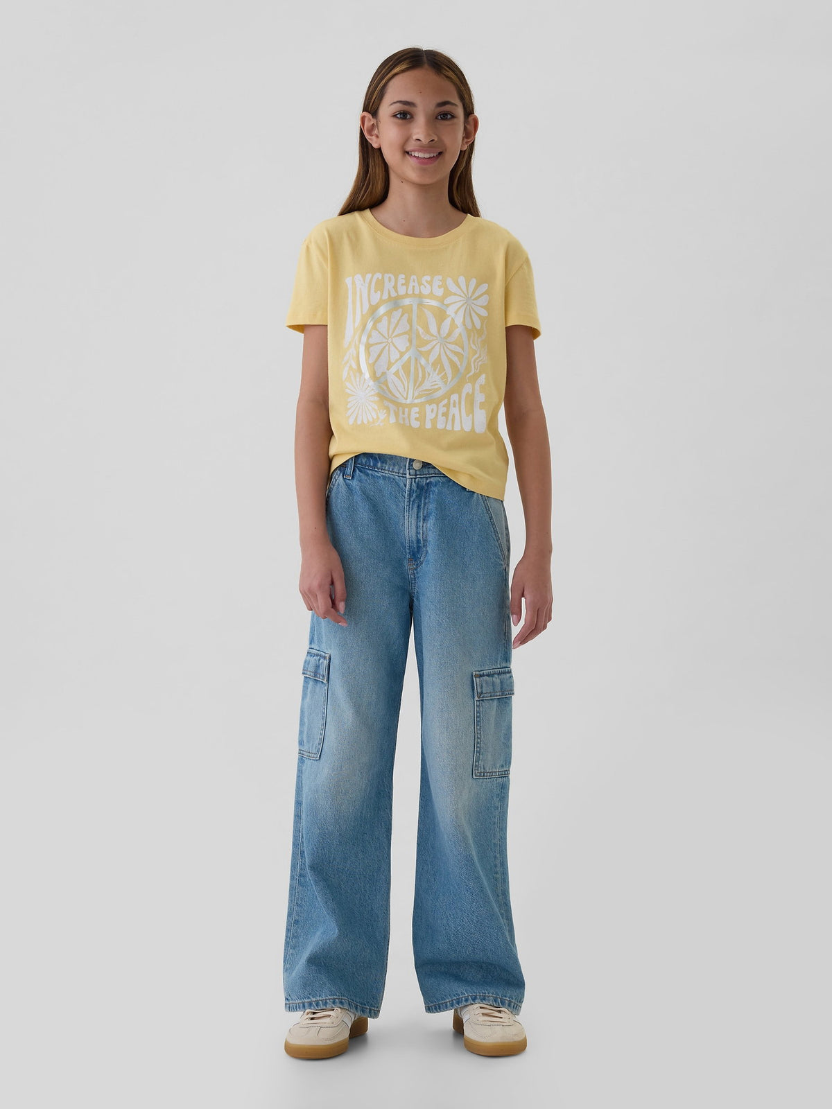 Sarı Grafikli T-shirt