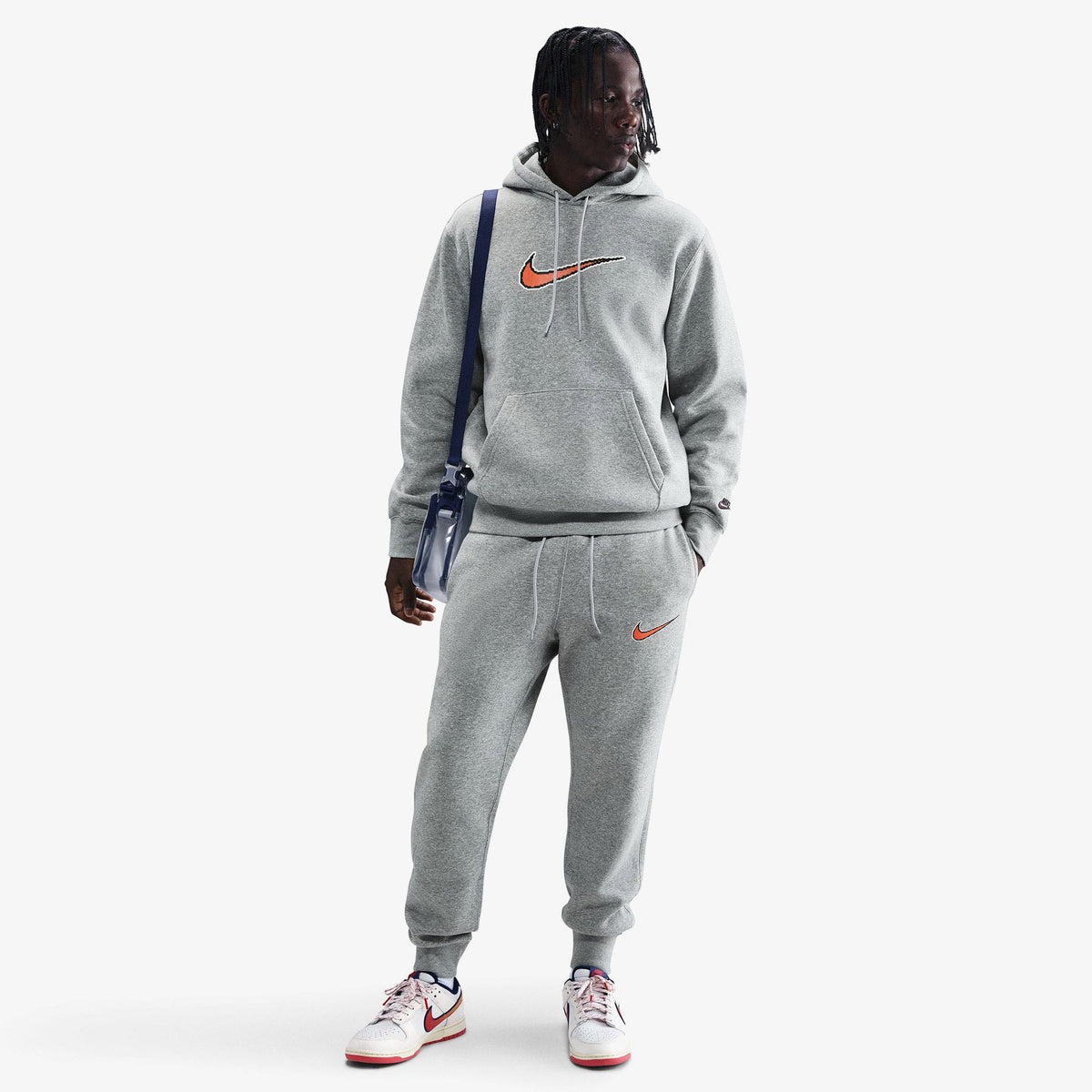 Nike Club Erkek Gri Eşofman Altı