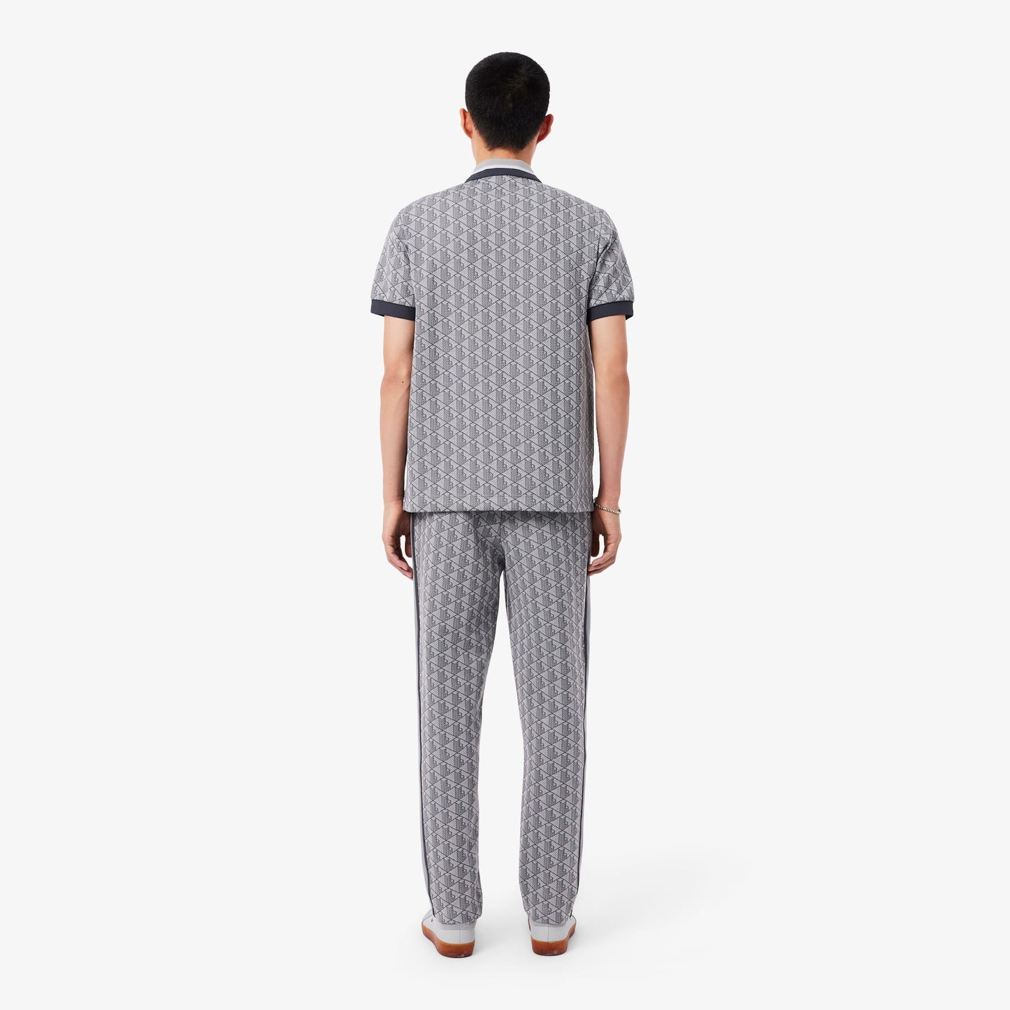 Lacoste Erkek Regular Fit Monogram Gri Eşofman Altı