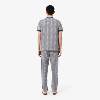 Lacoste Erkek Regular Fit Monogram Gri Eşofman Altı