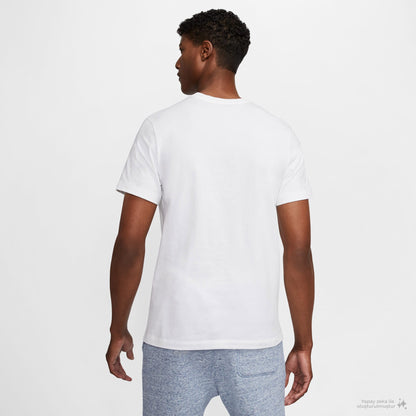 Nike Sportswear Club Erkek Beyaz Günlük T-shirt