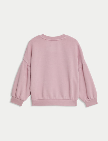 Paris Kedi Desenli Sweatshirt (2-10 Yaş)