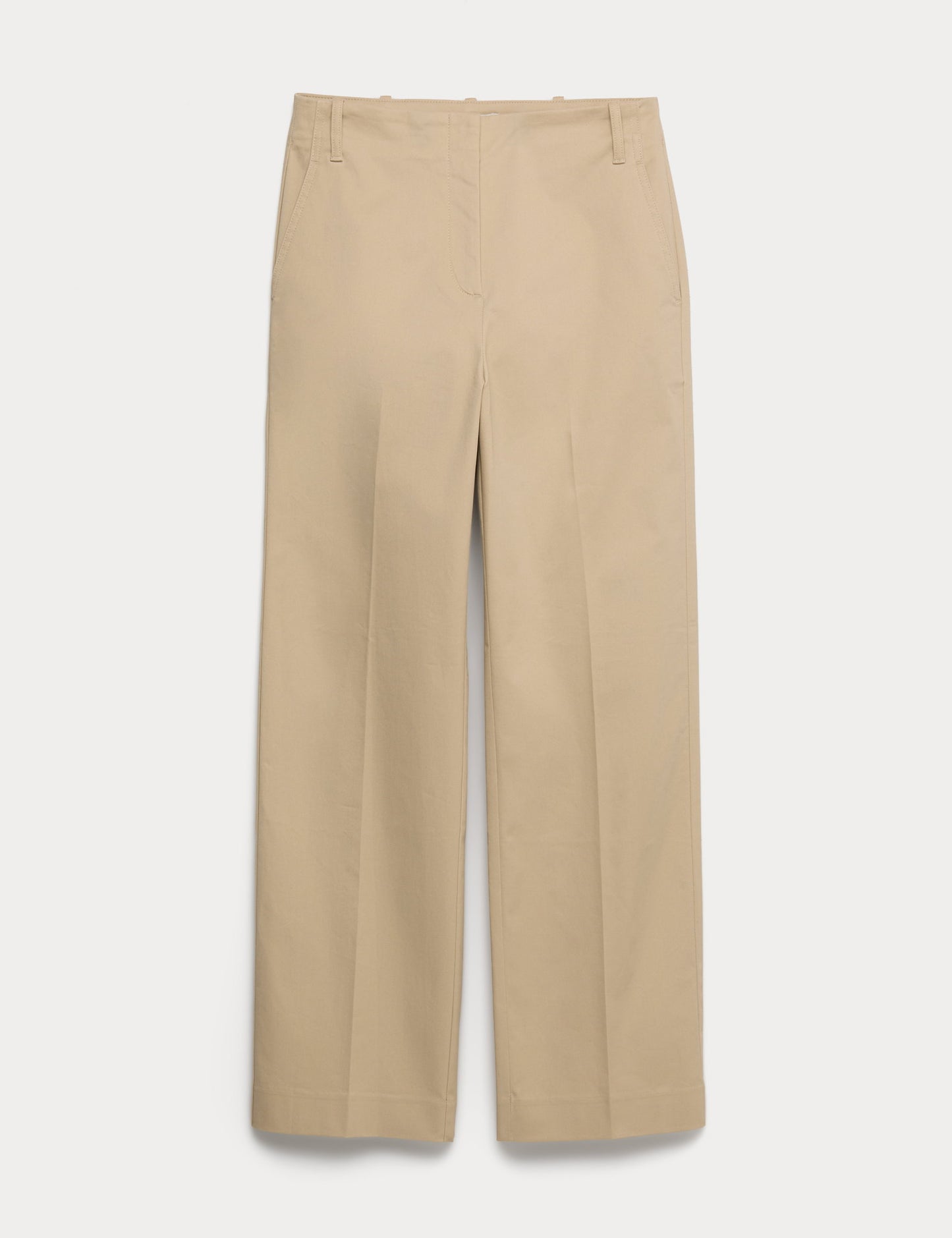 Pamuklu Straight Leg Pantolon