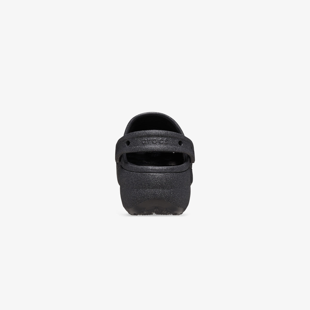 Crocs Classic Platform Glitter Clog Kadın Siyah Sandalet