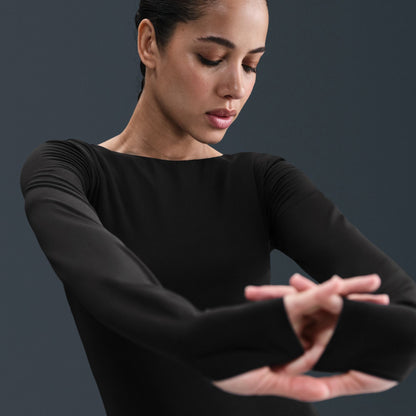 Nike Zenvy Dri-fıt Long-sleeve Top Kadın Siyah T-shirt