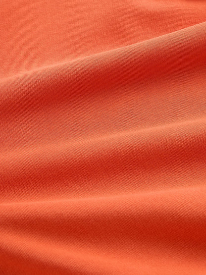 Turuncu Vintage Soft Relaxed Sweatshirt