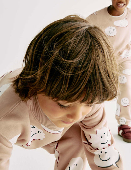 Pamuk Karışımlı Sweatshirt (2–8 Yaş)