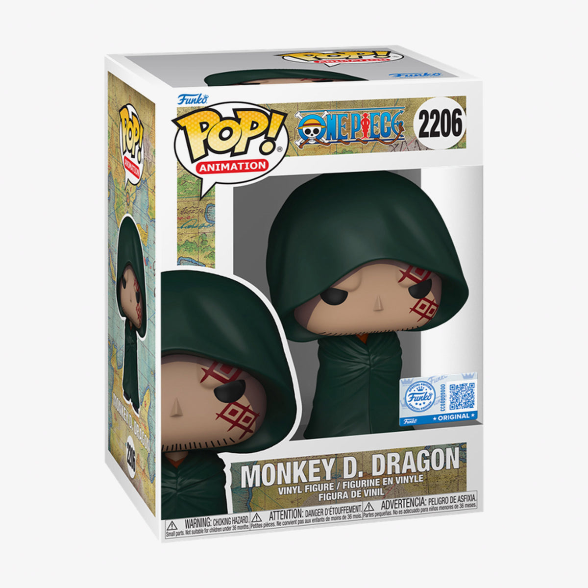 Funko Pop! Animation: One Piece S12 Monkey D. Dragon Unisex Renkli Figür