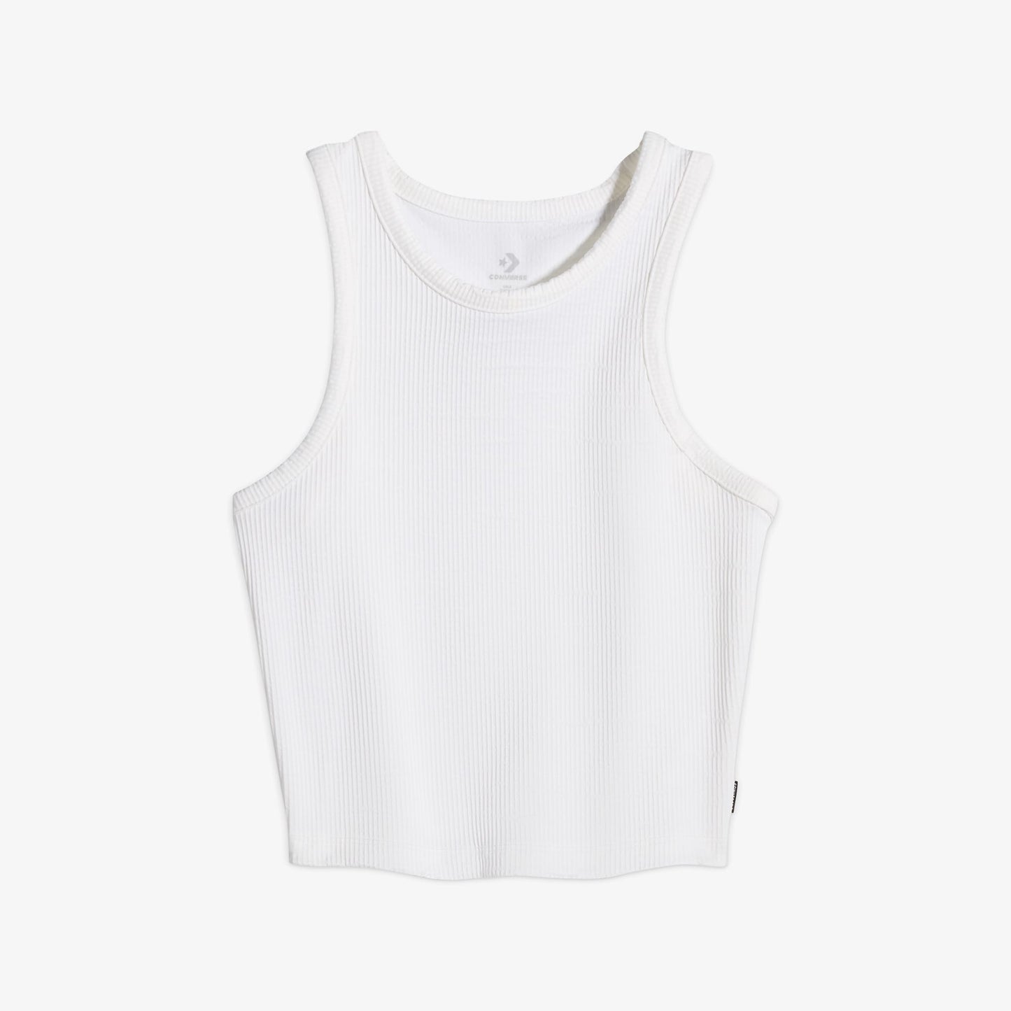Converse Ribbed Knit Kadın Beyaz T-shirt