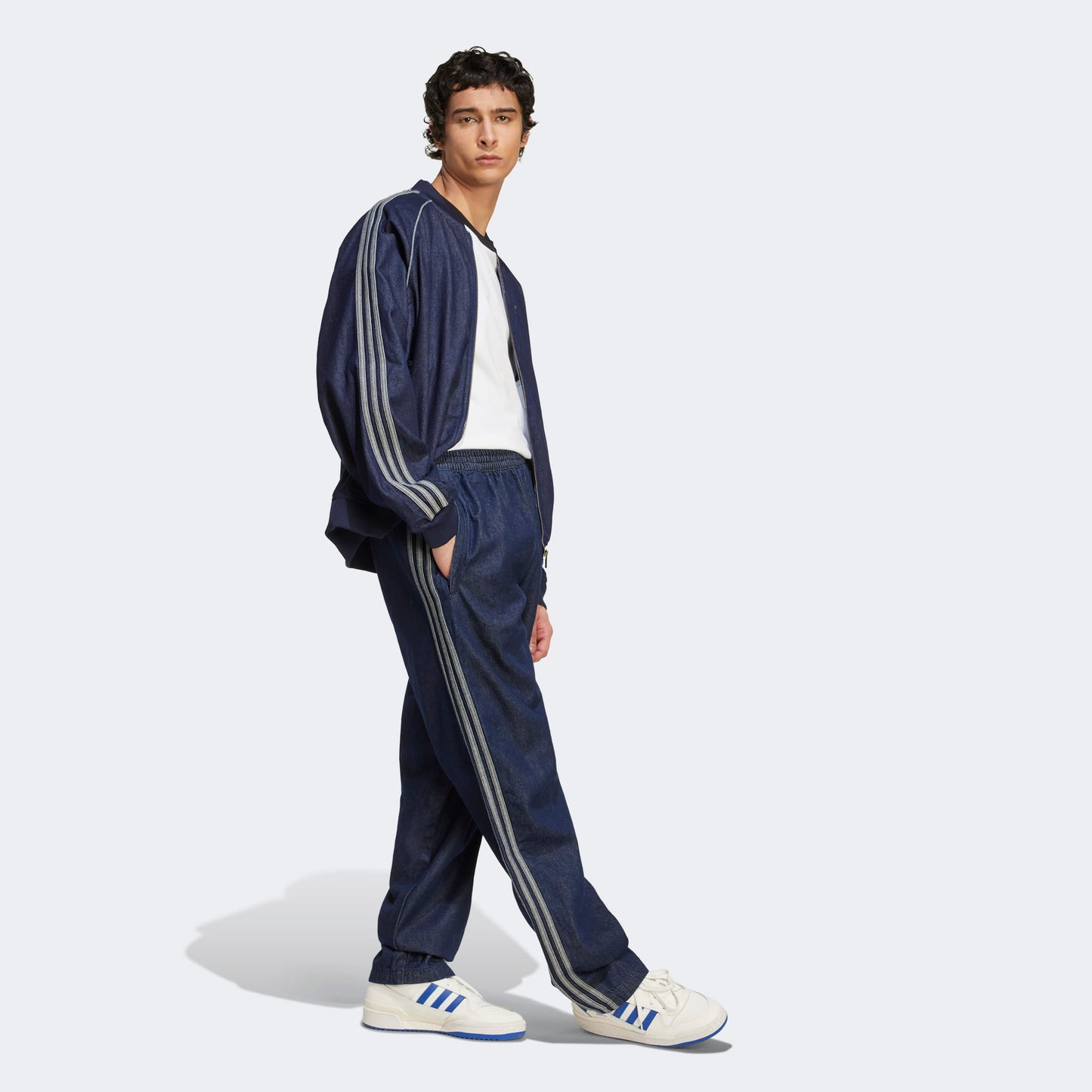 Adidas Denim Erkek Mavi Pantolon