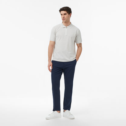 Nautica Erkek Gri Regular Fit Polo Yaka T-shirt