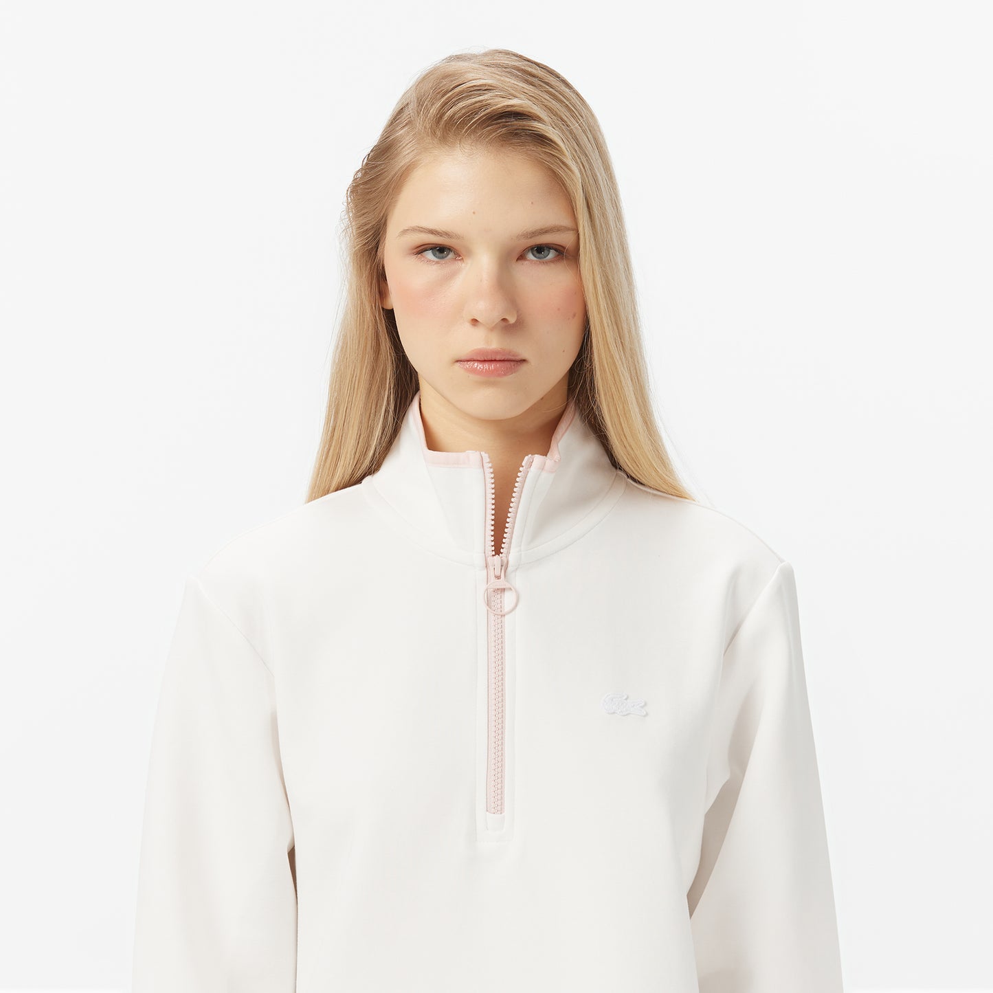 Lacoste Kadın Beyaz Sweatshirt