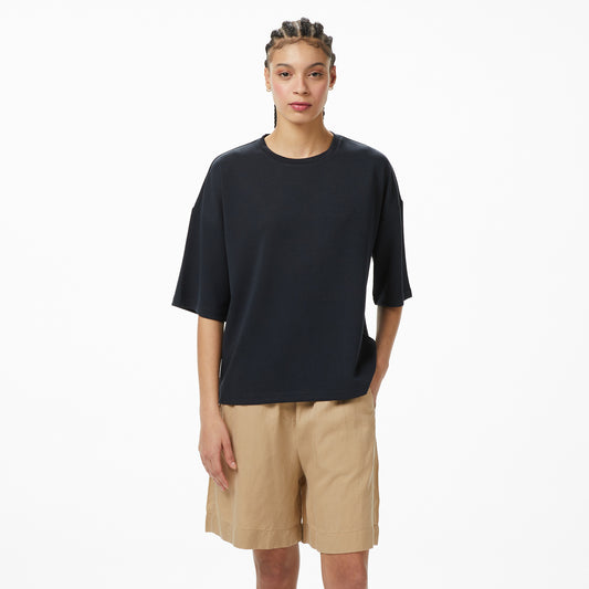 Nautica Kadın Siyah Regular Fit T-shirt