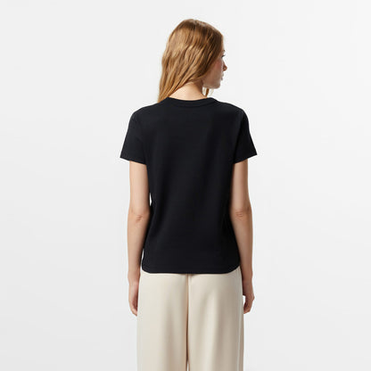 Nautica Kadın Siyah Classic Fit T-shirt