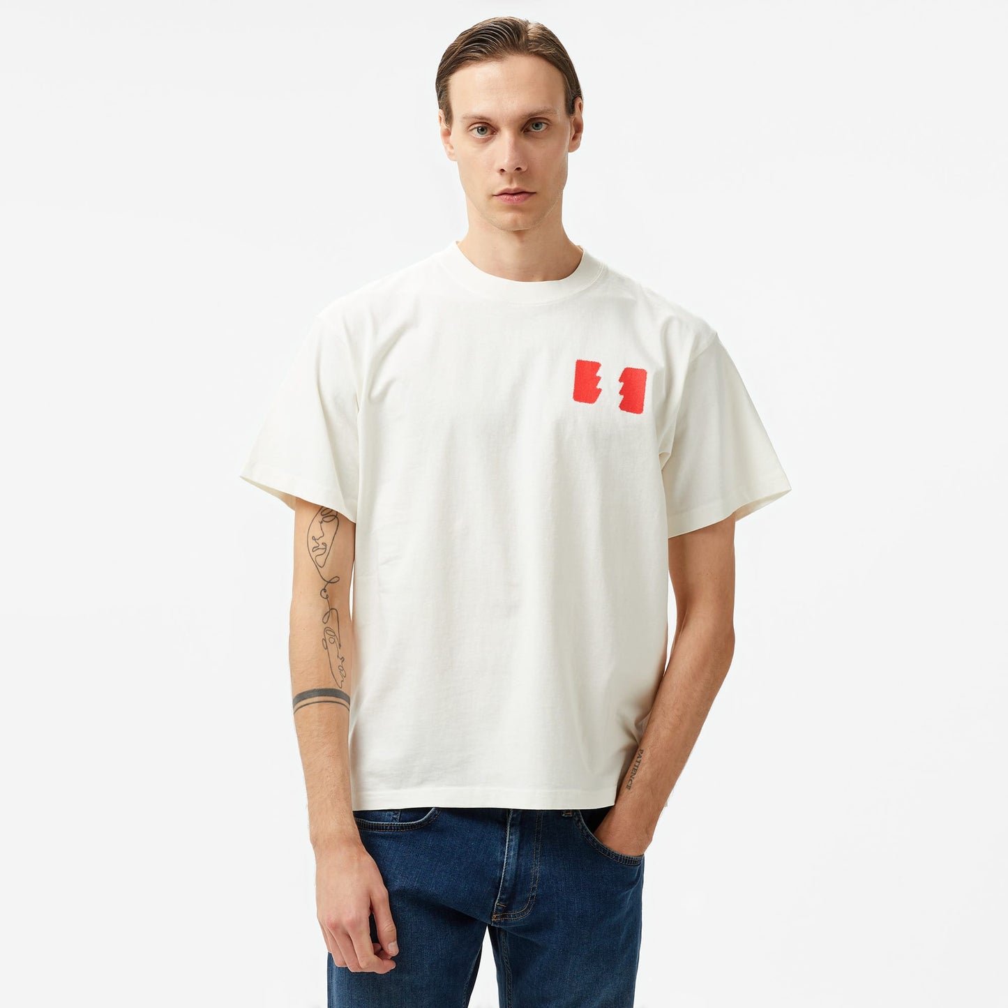 The Hundreds Society Kills Erkek Beyaz T-shirt