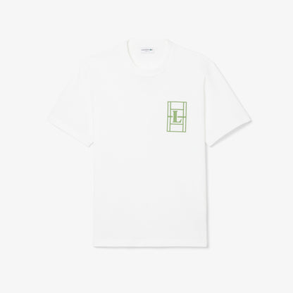 Lacoste Classic Fit Erkek Beyaz T-shirt