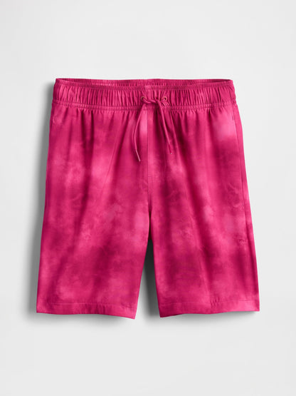 Koyu Pembe Quick-dry Astarlı Şort