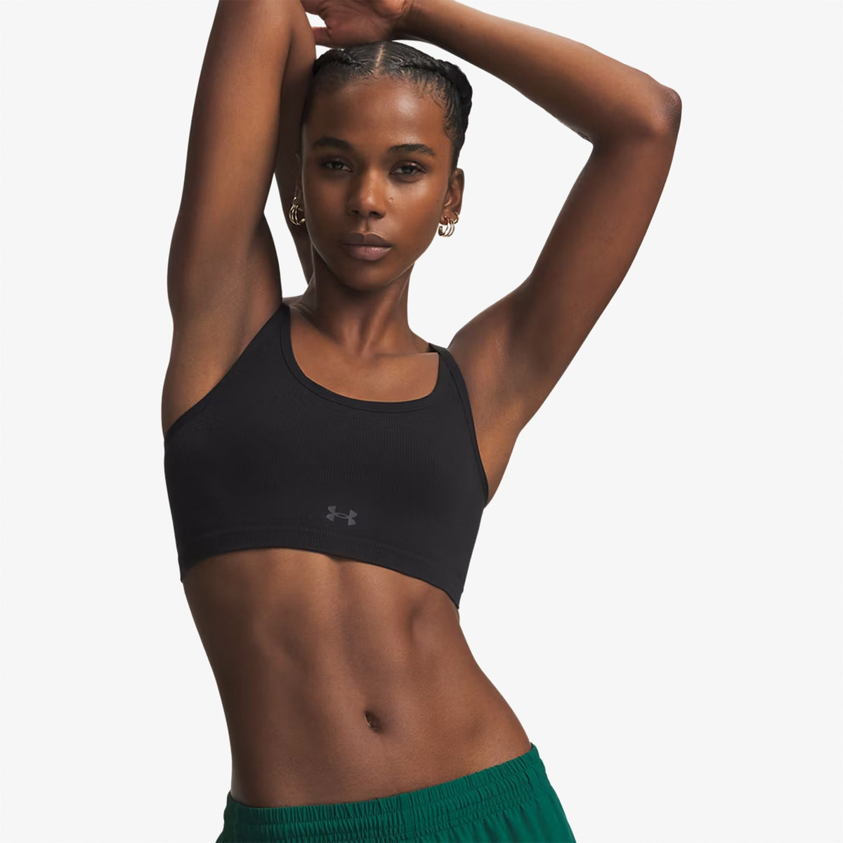 Under Armour Seamless Cotton Low Kadın Siyah Bra