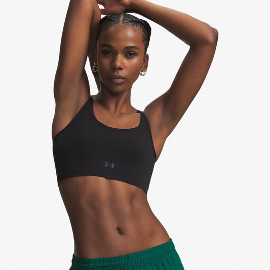 Under Armour Seamless Cotton Low Kadın Siyah Bra
