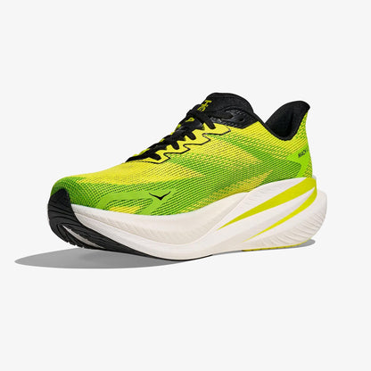 Hoka Mach X 3 Erkek Sarı Yarış Koşusu Ayakkabısı