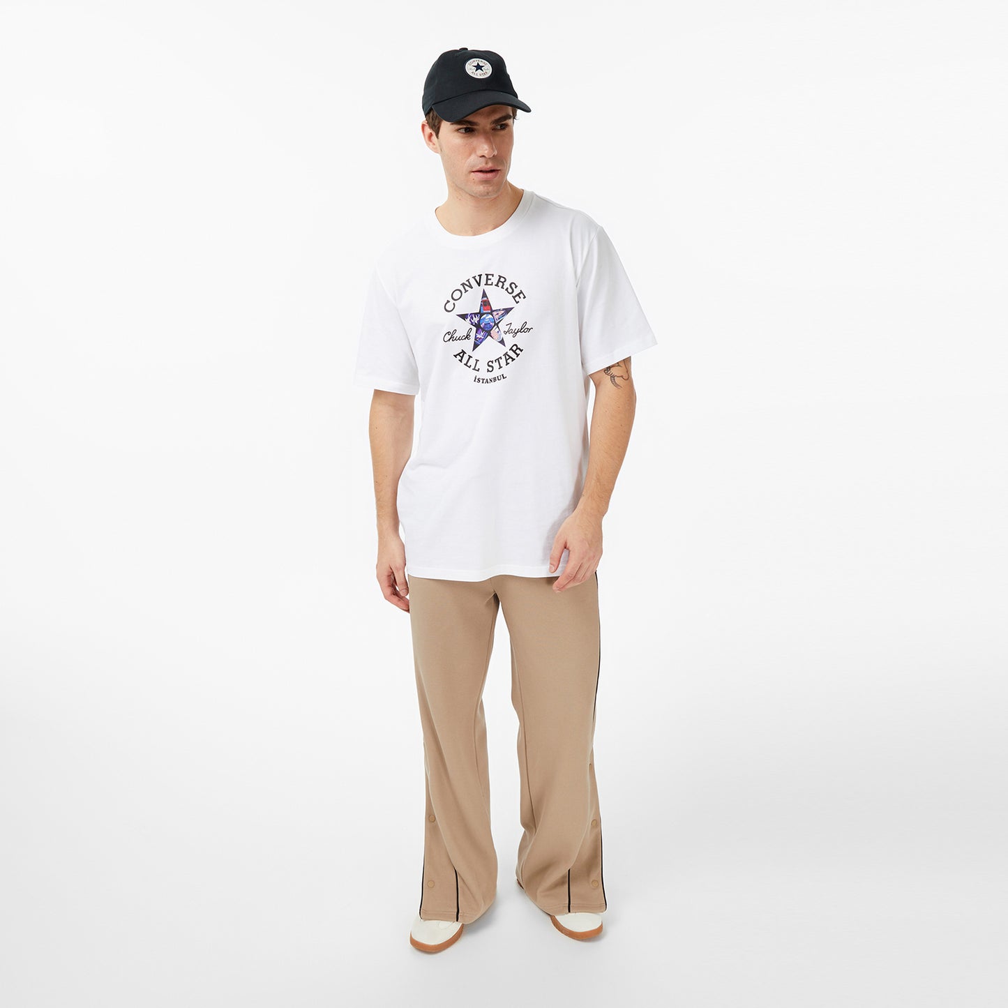 Converse Classic Unisex Beyaz T-shirt