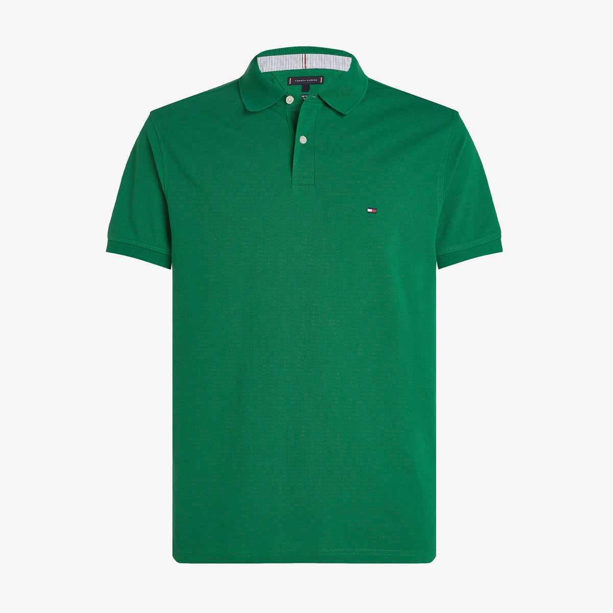 Tommy Hilfiger Nos Erkek Yeşil Polo Yaka T-shirt