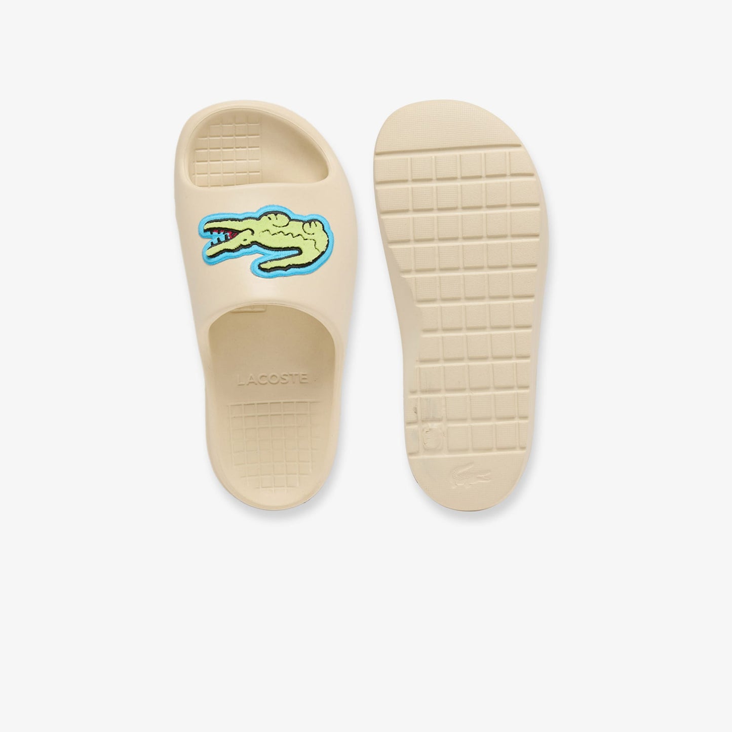 Lacoste Serve Slides 2.0 Kadın Bej Terlik