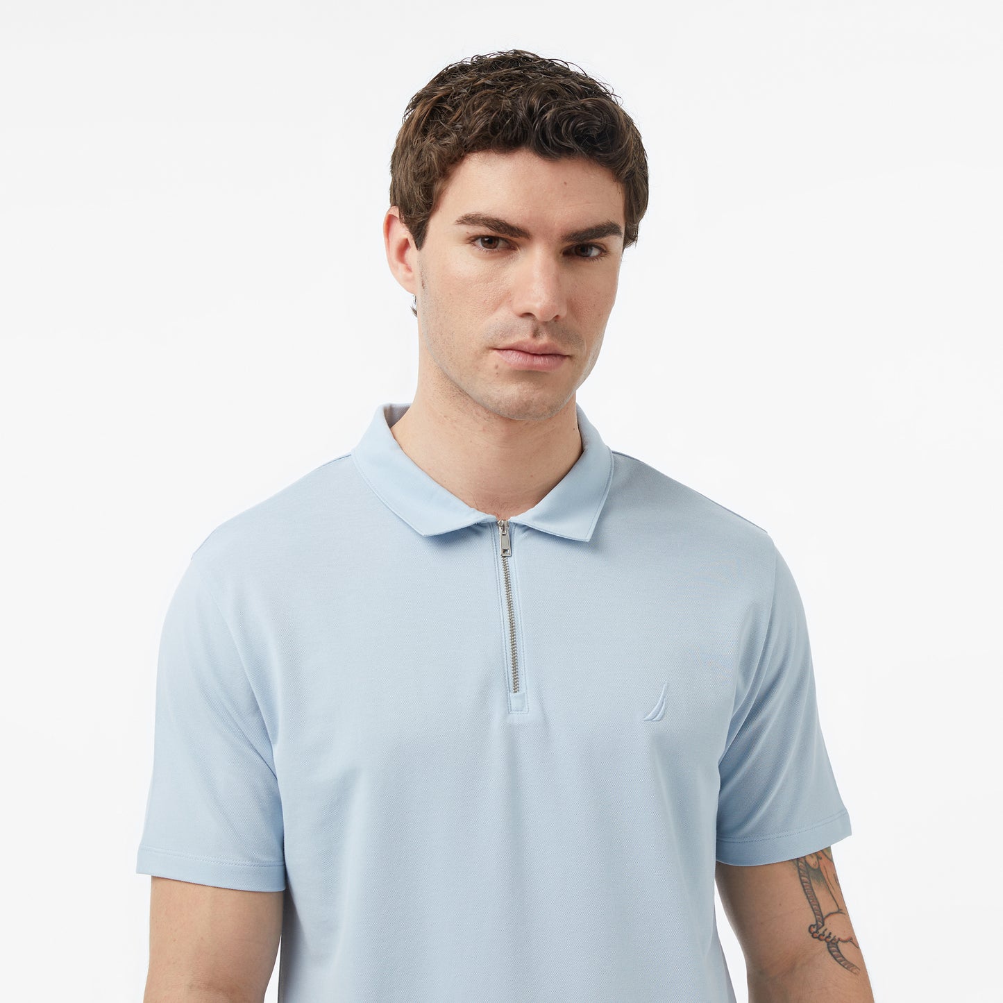 Nautica Erkek Mavi Regular Fit Polo Yaka T-shirt