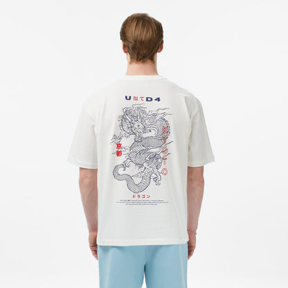 United4 Regular Fit Erkek Bej T-shirt