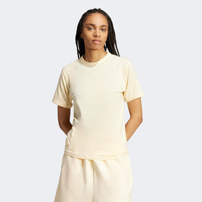 Adidas Premium Essentials Kadın Bej T-shirt