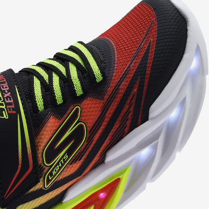 Skechers Flexglow Ultra Çocuk Siyah Işıklı Spor Ayakkabı