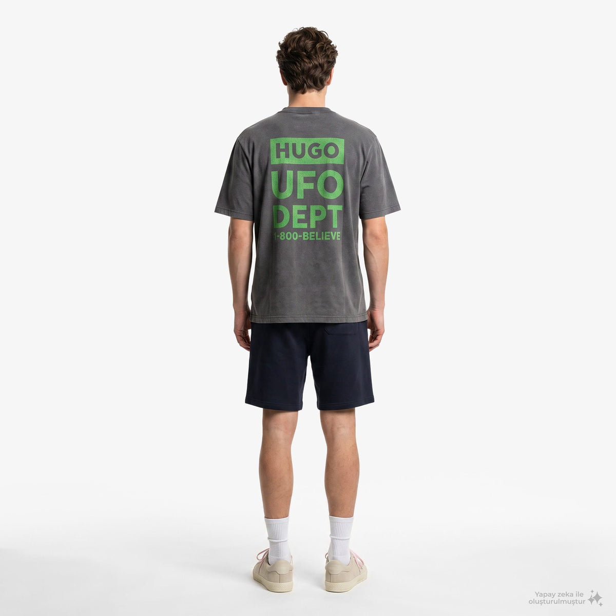 Hugo Nextralio Erkek Siyah T-shirt