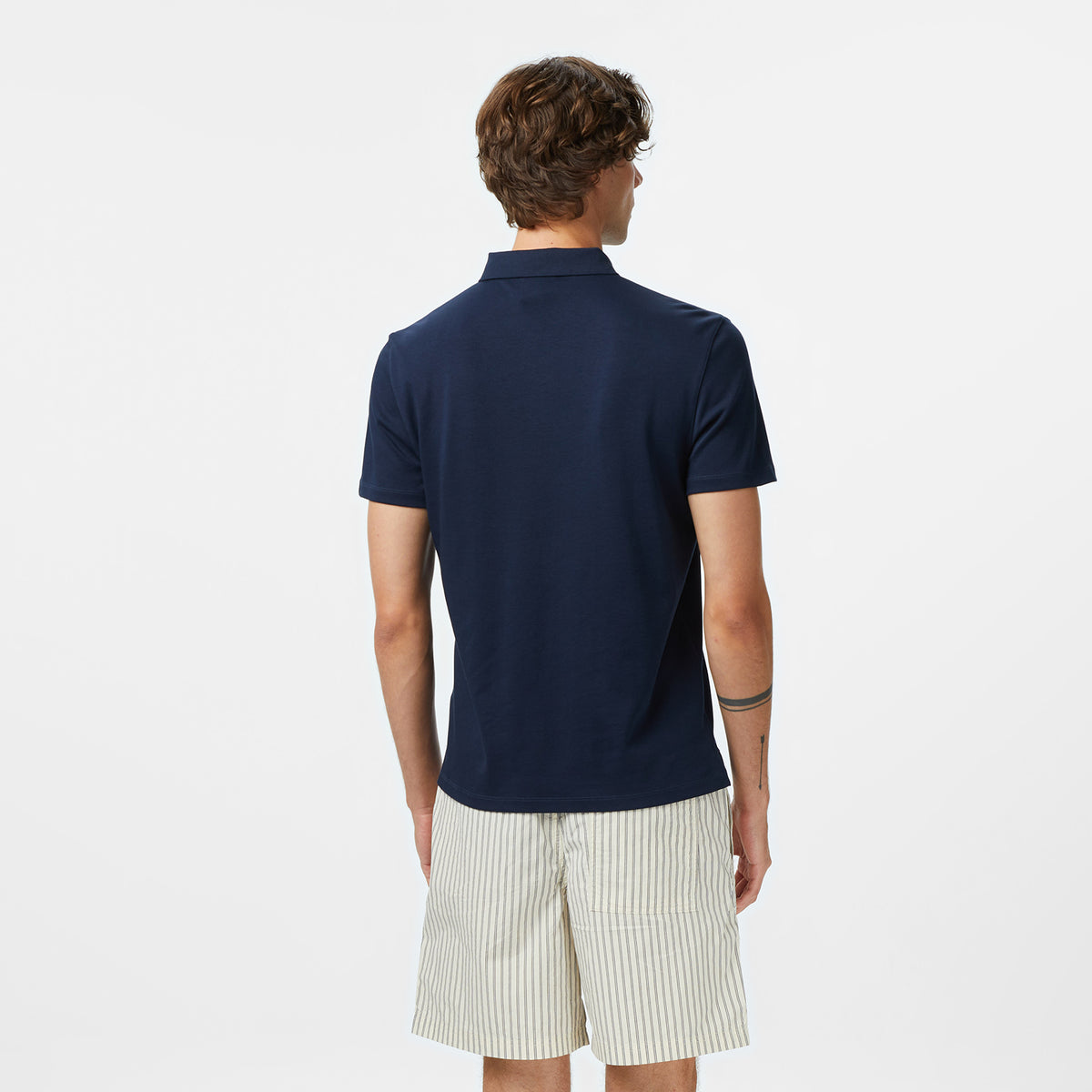 Calvin Klein Supima Erkek Lacivert Polo