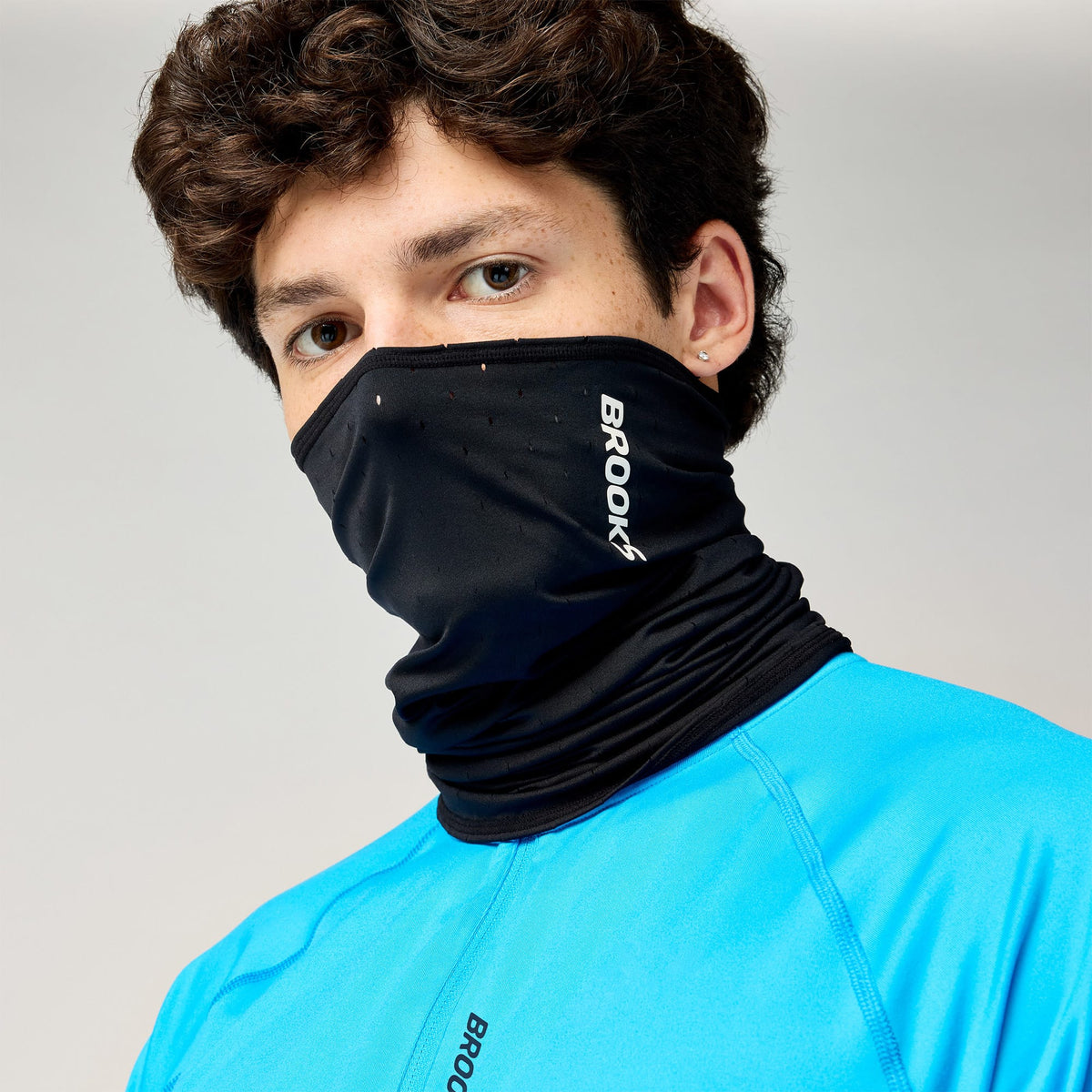 Brooks Dash Neck Gaiter Unisex Siyah Saç Bandı