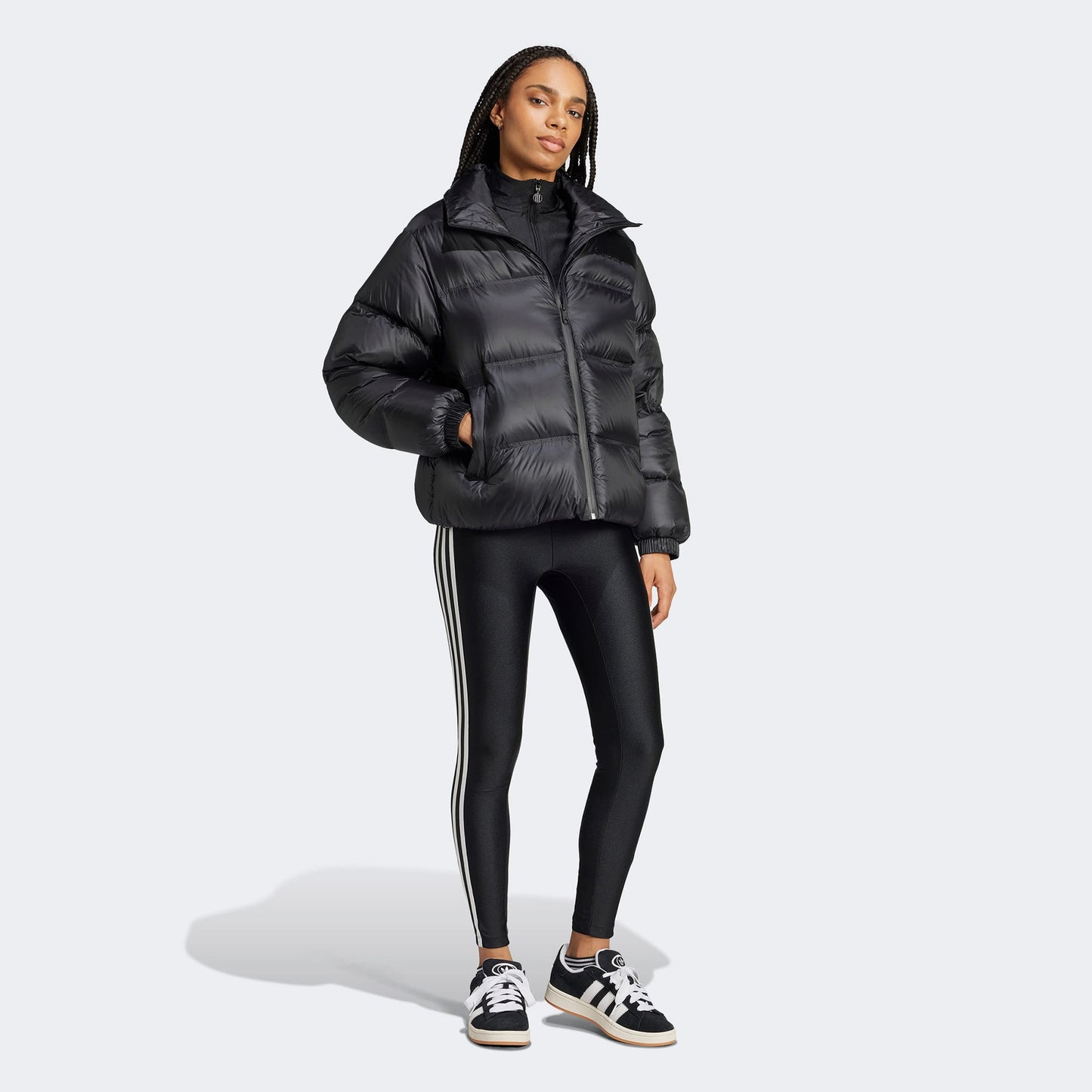 Adidas Premium Puffer Kadın Siyah Mont