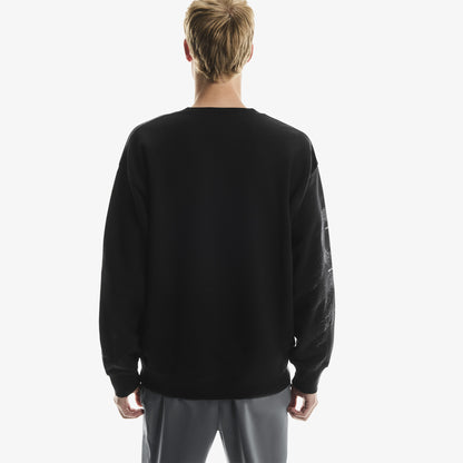 On Club Crew Graphic Erkek Siyah Sweatshirt