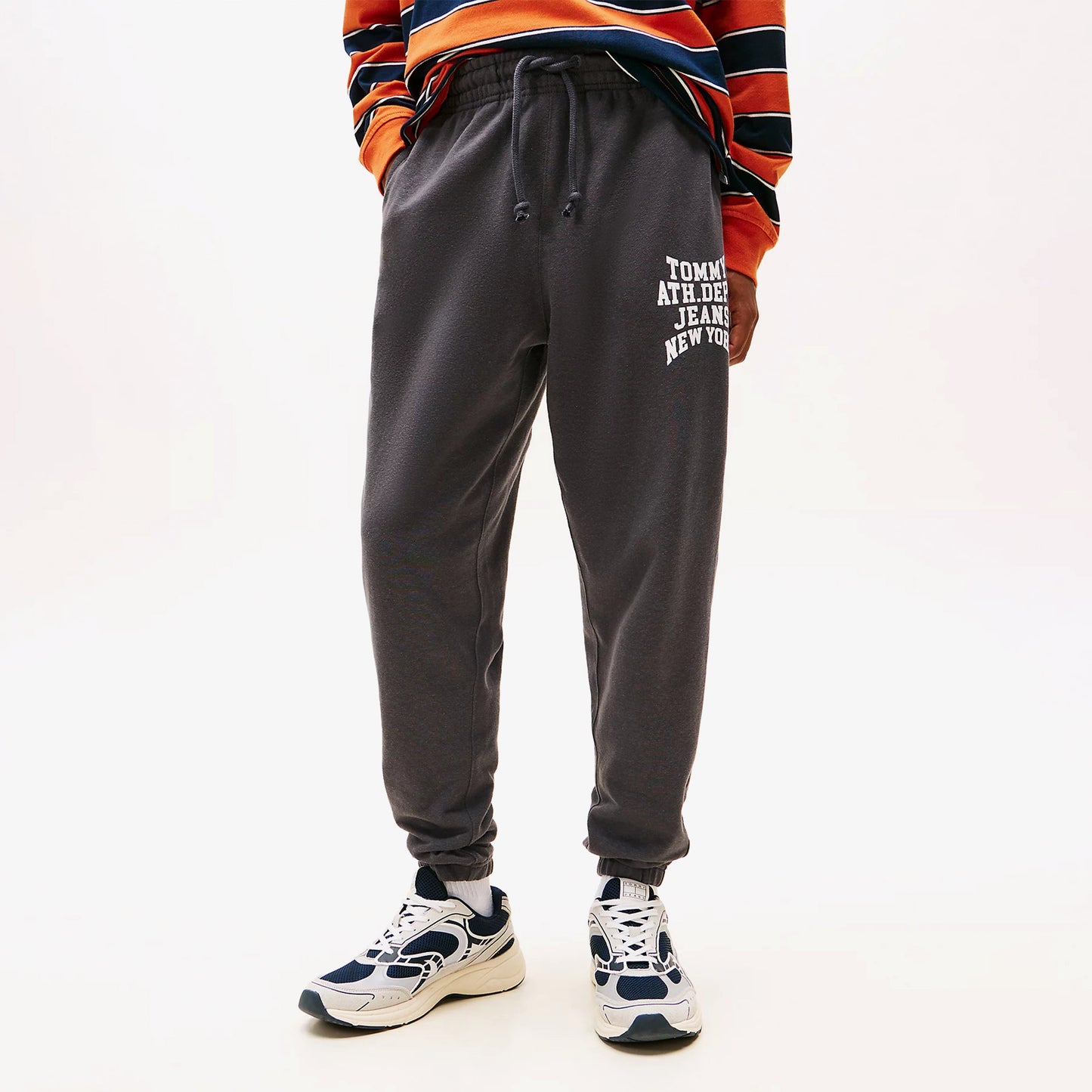 Tommy Hilfiger Heritage Varsity Erkek Gri Eşofman Altı