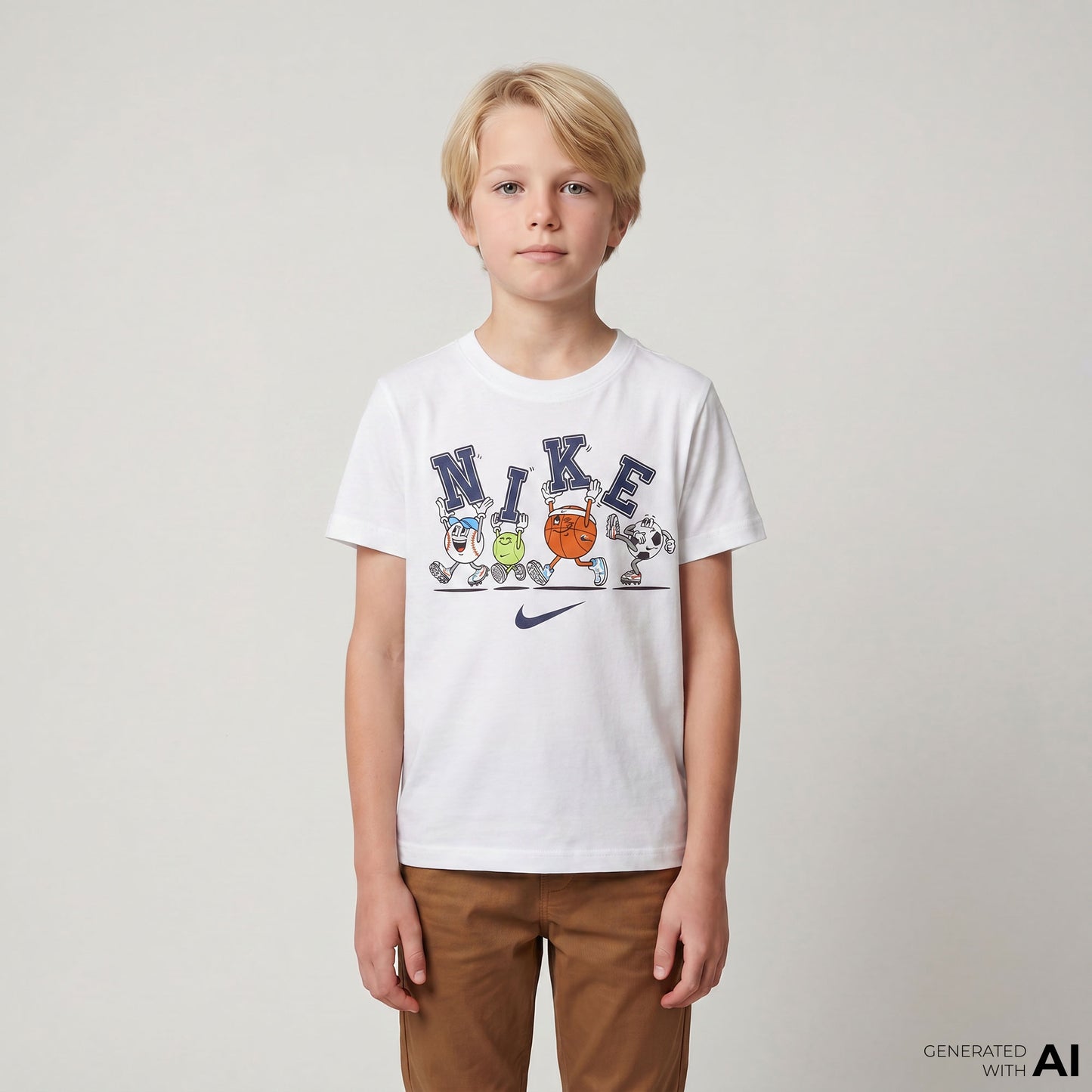 Nike Nkb Multi Sportsball Çocuk Beyaz T-shirt