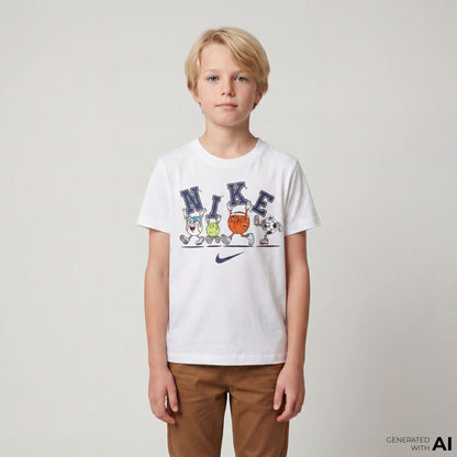 Nike Nkb Multi Sportsball Çocuk Beyaz T-shirt