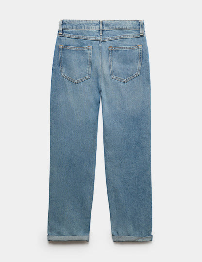 Pamuklu Relaxed Fit Jean (6-16 yaş)
