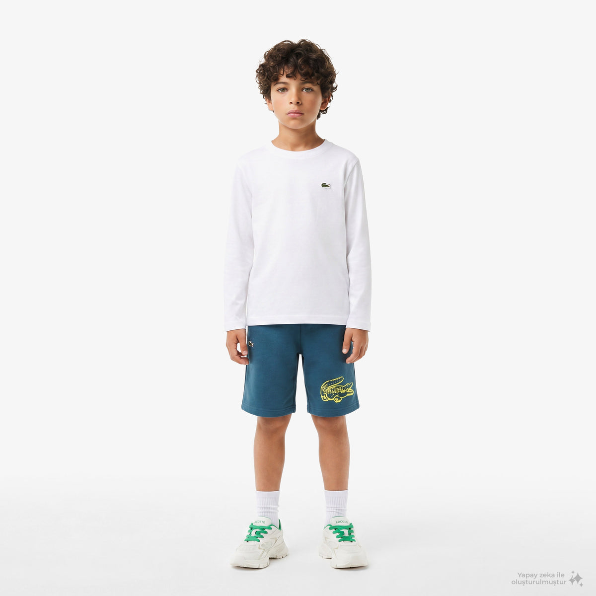 Lacoste Classic Çocuk Beyaz T-shirt