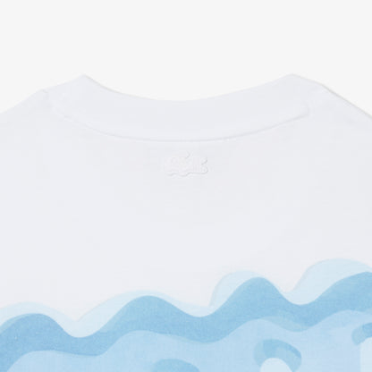 Lacoste Classic Fit Erkek Beyaz T-shirt