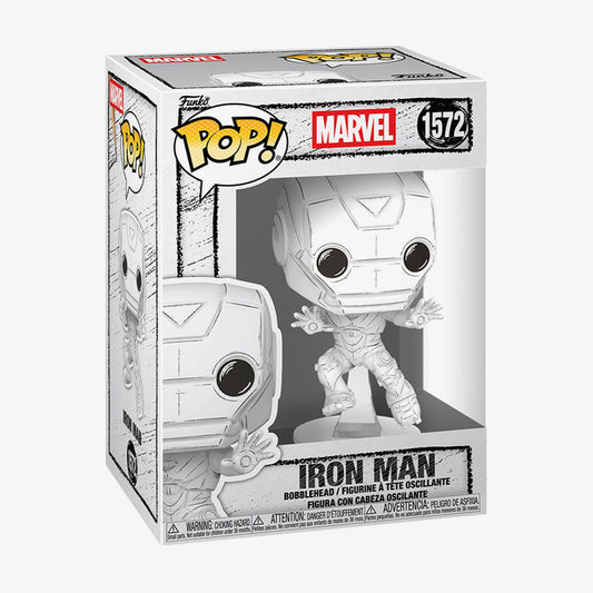 Funko Pop! Marvel: Marvel Sketched - Iron Man Unisex Renkli Figür