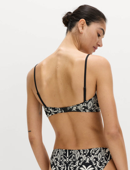 Desenli Bikini Üstü