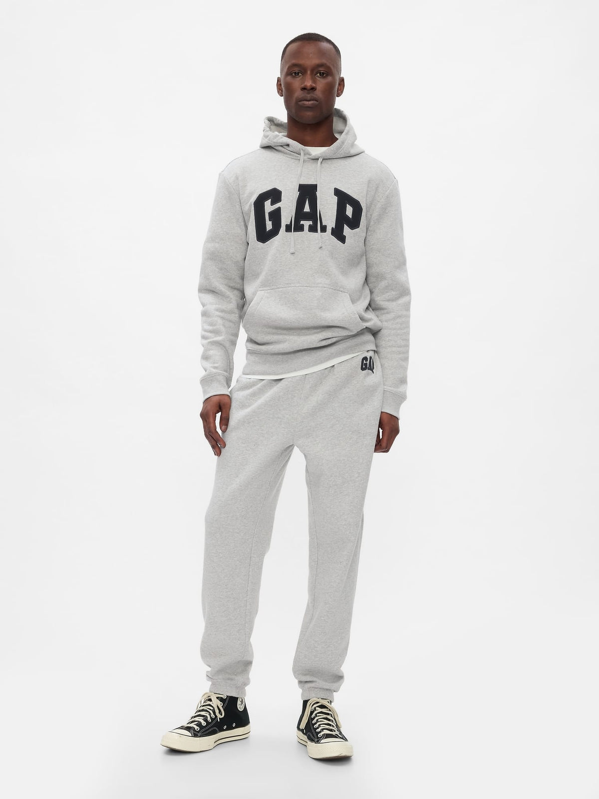 Açık Gri Gap Logo Fleece Jogger Eşofman Altı