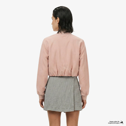 United4 Regular Fit Kadın Pembe Ceket