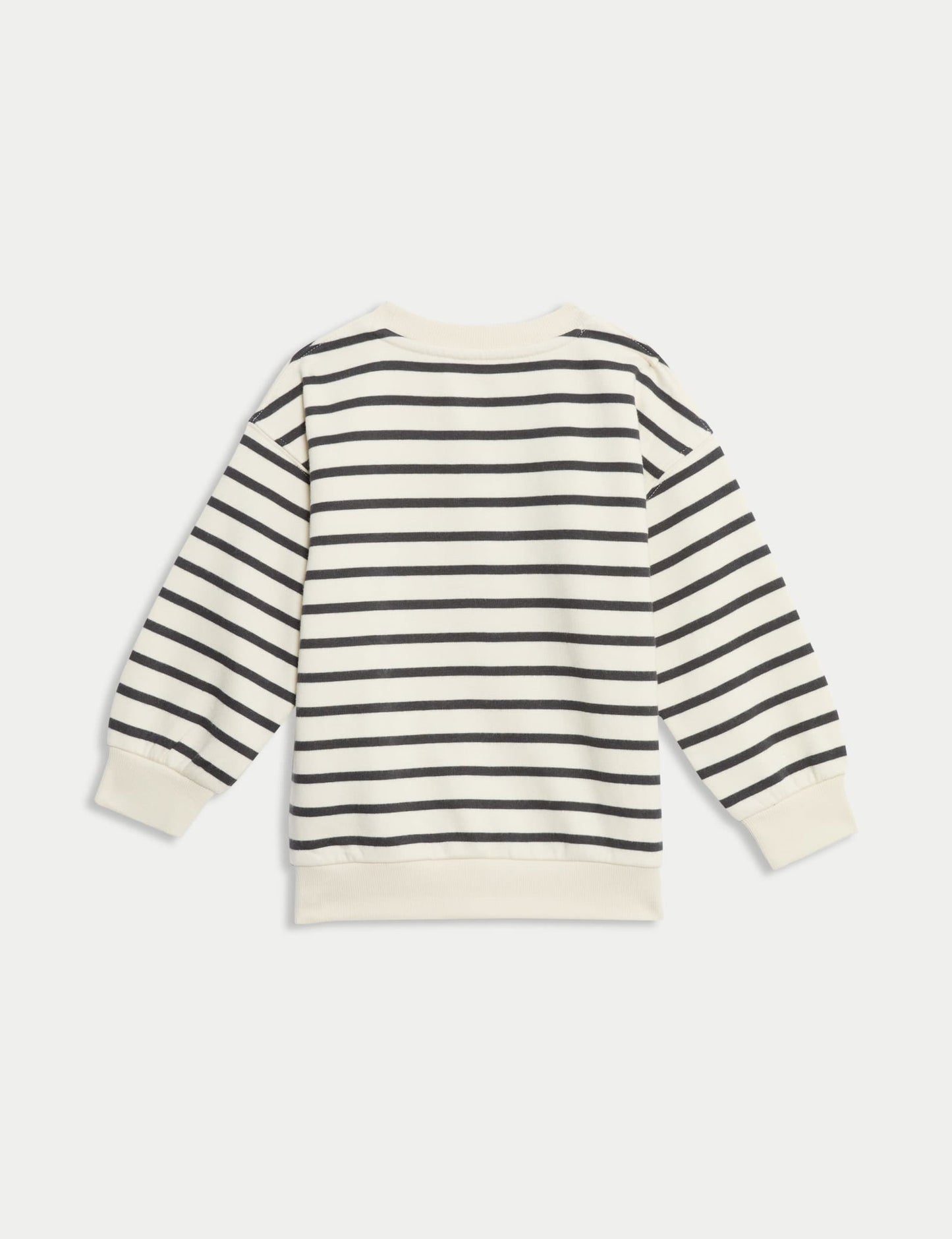 Pamuk Karışımlı Çizgili Sweatshirt (2-8 Yaş)